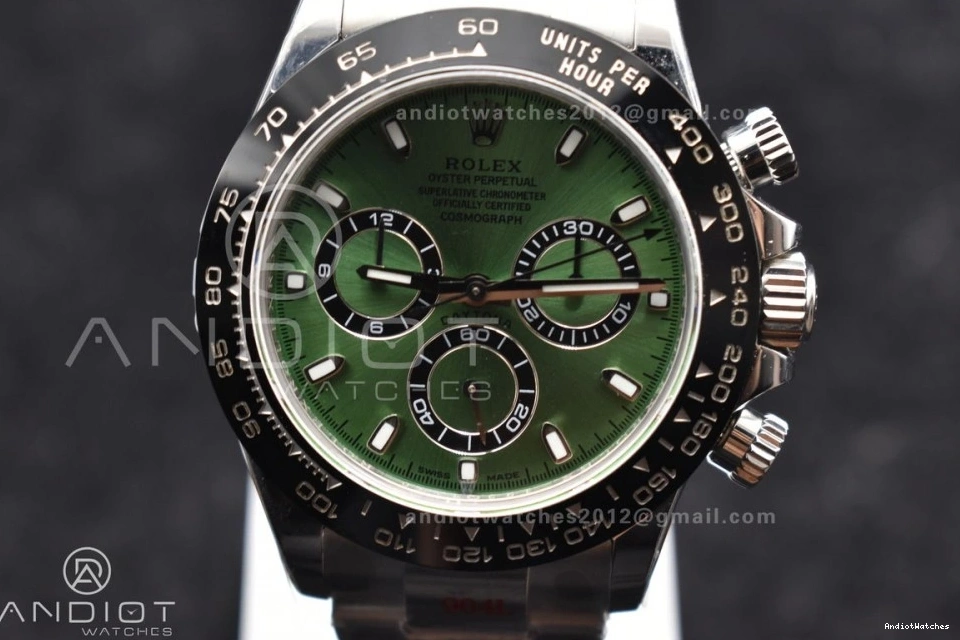 Black 904L Ceramic Bezel Best and SS Case Bracelet IPK Green Dial Daytona 817 Edition Sophisticated 1:1 SA 0405